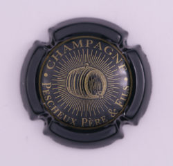 Plaque de Muselet - Champagne Pescheux Père & Fils (N°186)