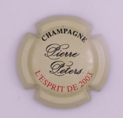 Plaque de Muselet - Champagne Peters Pierre (N°188)