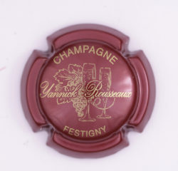Plaque de Muselet - Champagne Rousseaux Yannick (N°239)